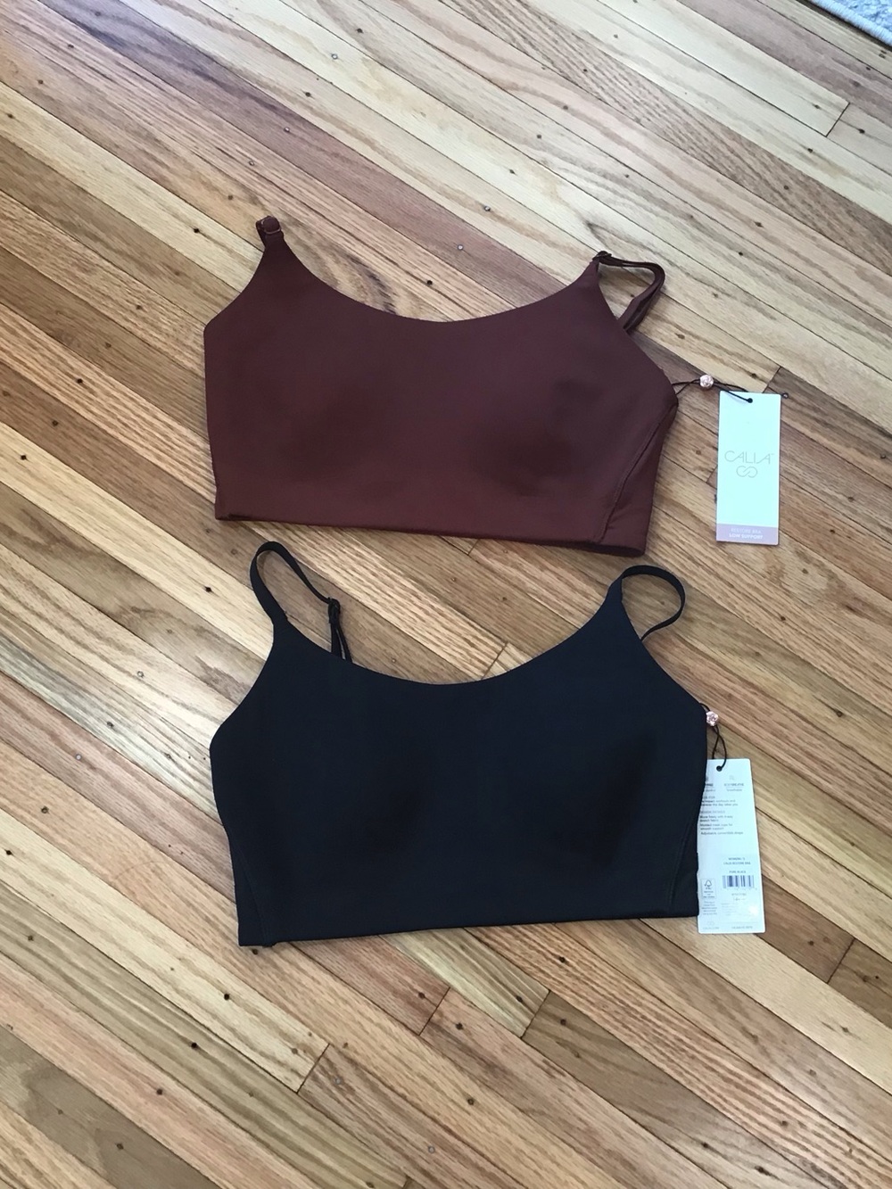CALIA Bra Lot of 2 Low Support Stretch Adjustable woman's size S